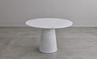 Uno Carrara Round Dining Table D152 cm