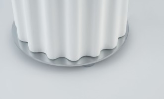 Onica Table Lamp Taupe/Matt Brass