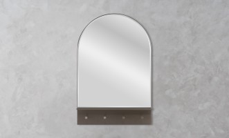 Mona Silver Mirror