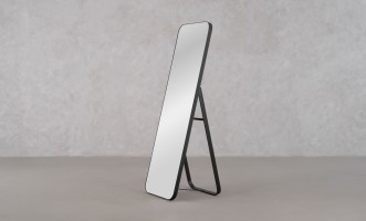 Melissa Black Standing Mirror