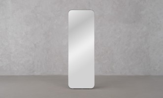 Melissa Silver Standing Mirror