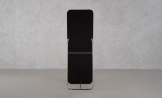Melissa Silver Standing Mirror