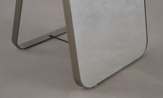 Melissa Silver Standing Mirror