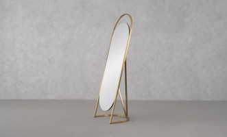 Daisy Brass Standing Mirror
