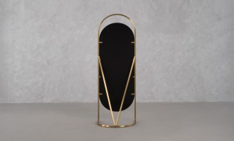 Daisy Brass Standing Mirror
