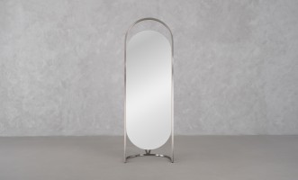Daisy Silver Standing Mirror