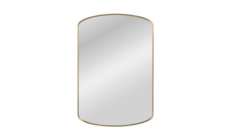 Miro Brass Mirrored Cabinet