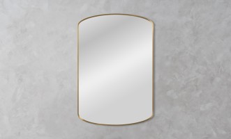 Miro Brass Mirrored Cabinet
