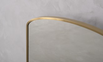 Miro Brass Mirrored Cabinet