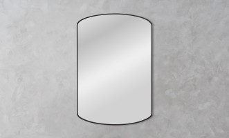 Miro Black Mirrored Cabinet