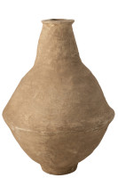Chad Vase Papier Mache Brown XL