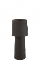 Vase Viktor Cement Black L