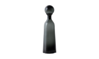 Bottle Black Color Glass L