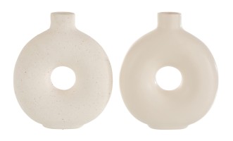 Cleo Vase Ceramic White