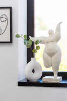 Cleo Vase Ceramic White