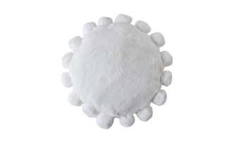 Cushion Round with Pompones