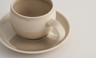 Pebble cup&saucer