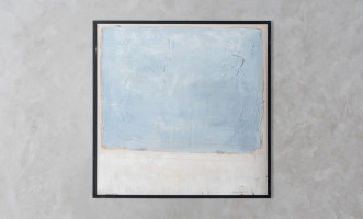 Blue Inside Wall Decoration Black by Malerifabrikken