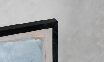 Blue Inside Wall Decoration Black by Malerifabrikken