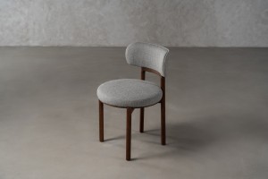 Davis Chair (Fabric: OSCAR PLAIN col.07 Lt/ Grey )