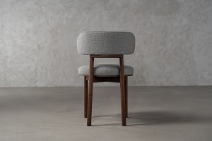Davis Chair (Fabric: OSCAR PLAIN col.07 Lt/ Grey )