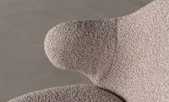 Roger Chair (Fabric: FIORD PLAIN col.104; LEGS - ML04 Dark matte walnut   (ash))