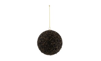 Christmas Bauble Black/Gold M