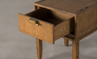 City Bed table Honey Oak color