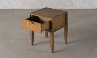 City Bed table Honey Oak color
