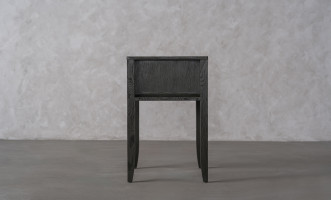 City Tall Bedside table Grey Oak color