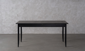 City Folding dining table Black Oak color