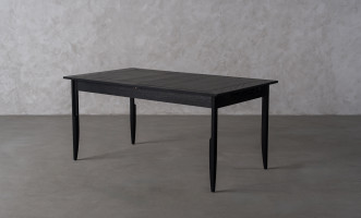 City Folding dining table Black Oak color