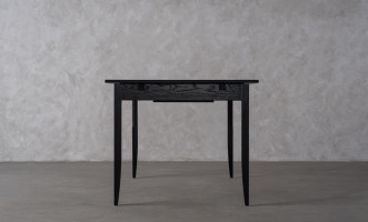 City Folding dining table Black Oak color