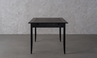 City Folding dining table Black Oak color
