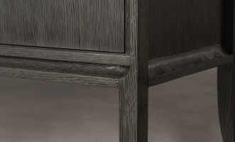 City Media Console Grey Oak color  