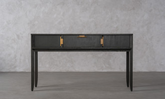City Console Table Grey Oak color  