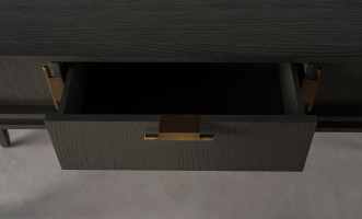 City Console Table Grey Oak color  