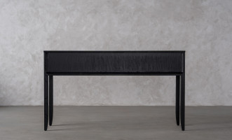 City Console table Black Oak color