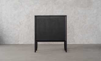 City Small Chest of Drawer Black Oak color