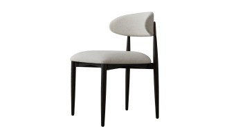 Bradley Dining Chair Dark (Nomad Snow)