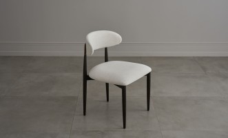 Bradley Dining Chair Dark (Nomad Snow)