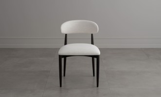 Bradley Dining Chair Dark (Nomad Snow)