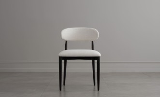 Bradley Dining Chair Dark (Nomad Snow)