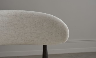 Bradley Dining Chair Dark (Nomad Snow)