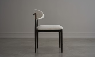 Bradley Dining Chair Dark (Nomad Snow)