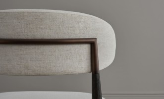 Bradley Dining Chair Dark (Nomad Snow)