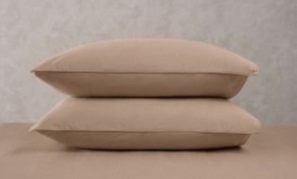 Sense Pillowcase Plaza Taupe 70x70 cm (set of 2)