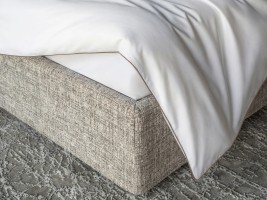 City Duvet Cover White/Plaza Taupe 160x200 cm