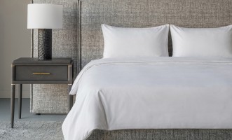 City Duvet Cover White/Vapor Blue 240x220 cm