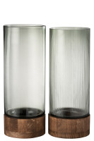 Candleholder Willow L Assortment Of 2